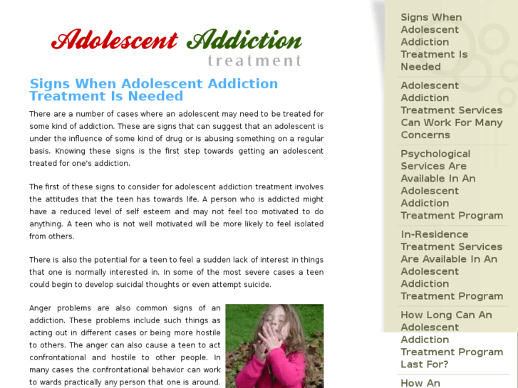 www.adolescentaddictiontreatment.net