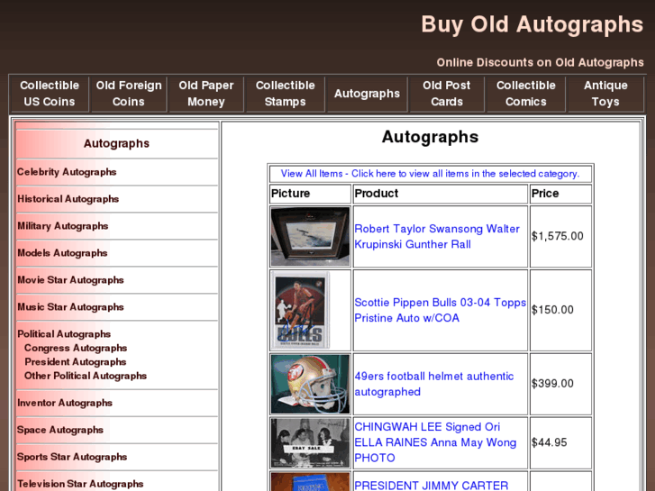 www.buyoldautographs.com