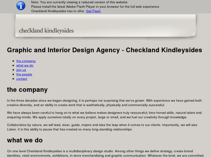 www.checklandkindleysides.info