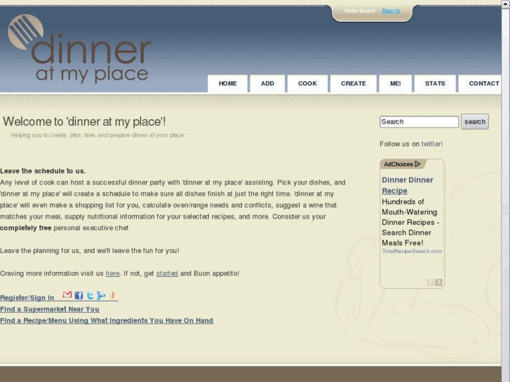 www.dinneratmyplace.com