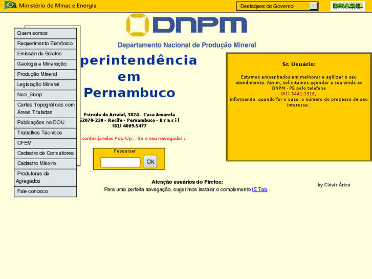 www.dnpm-pe.gov.br