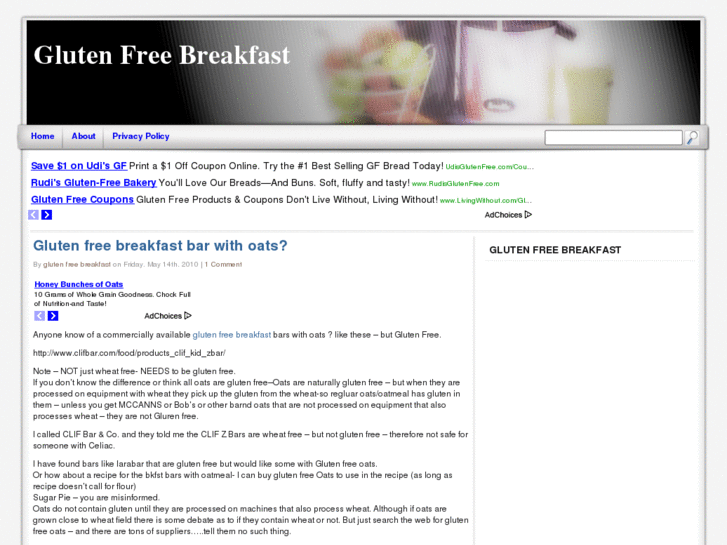 www.glutenfreebreakfast.org