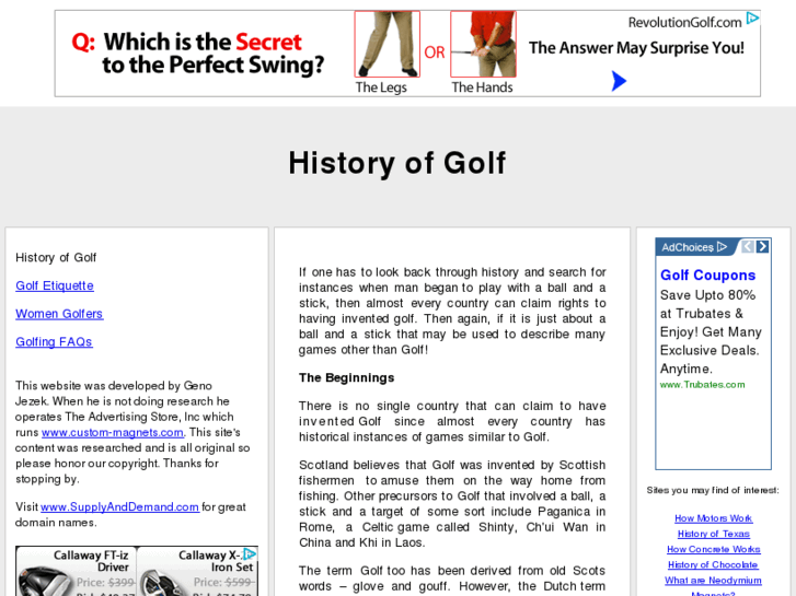 www.historyofgolf.info