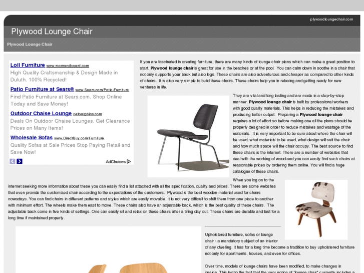 www.plywoodloungechair.com