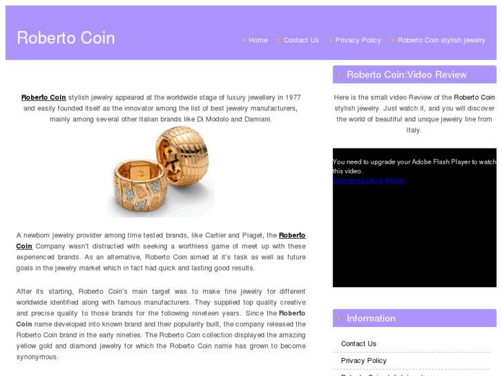 www.robertocoin.net