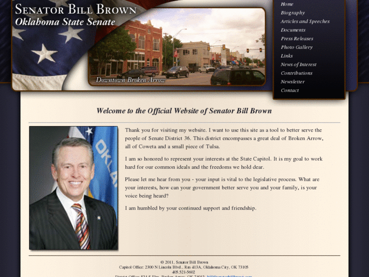 www.senatorbillbrown.com