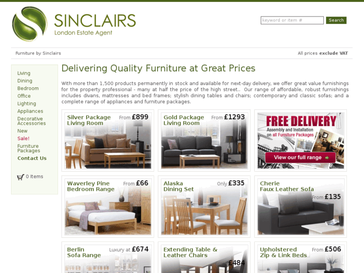 www.furniturebysinclairs.com