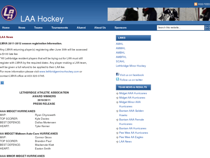 www.laahockey.com