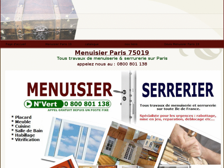 www.menuisierparis19.net