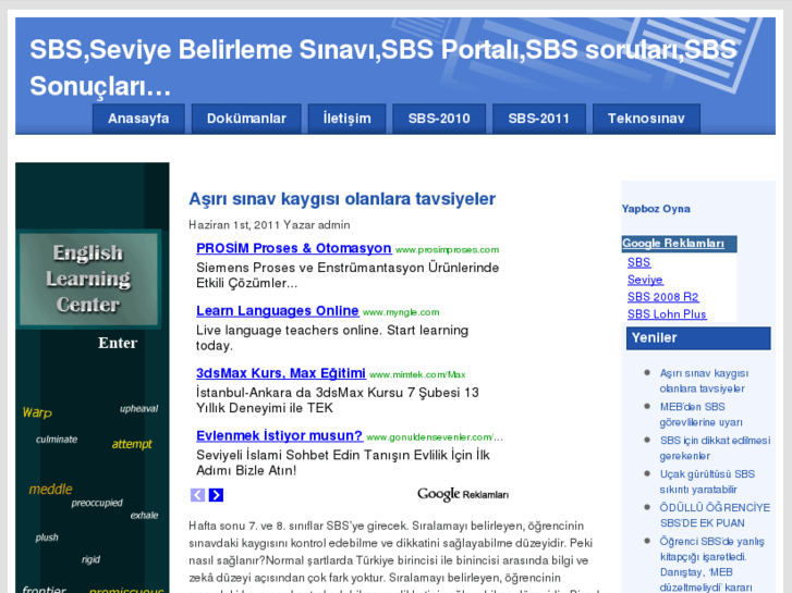 www.seviyebelirlemesinavi.com