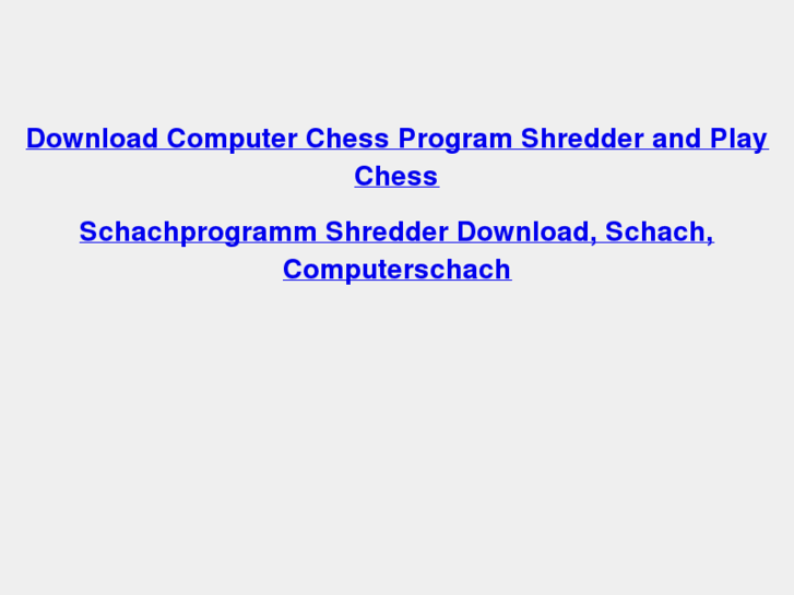 www.shredderchess.net