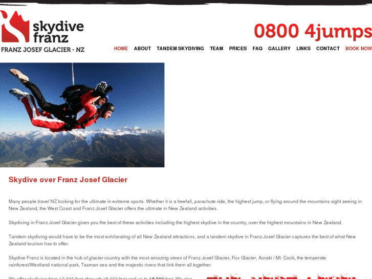 www.skydivefranz.co.nz