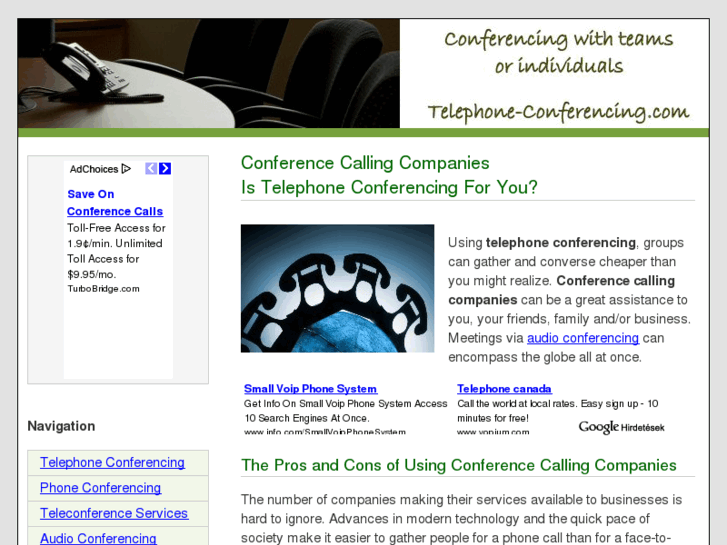 www.telephone-conferencing.com