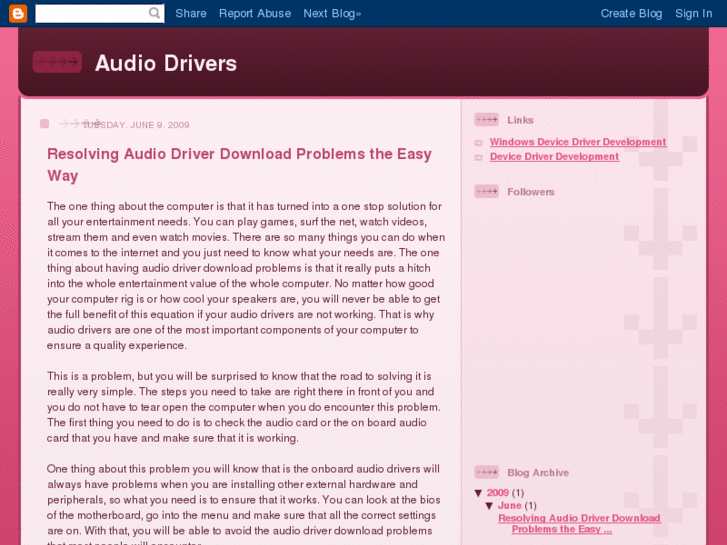 www.audiodrivers.com