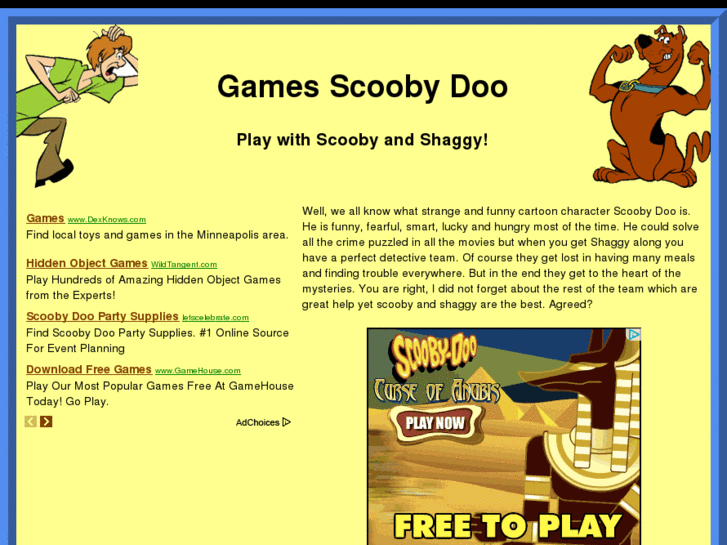 www.gamesscoobydoo.com