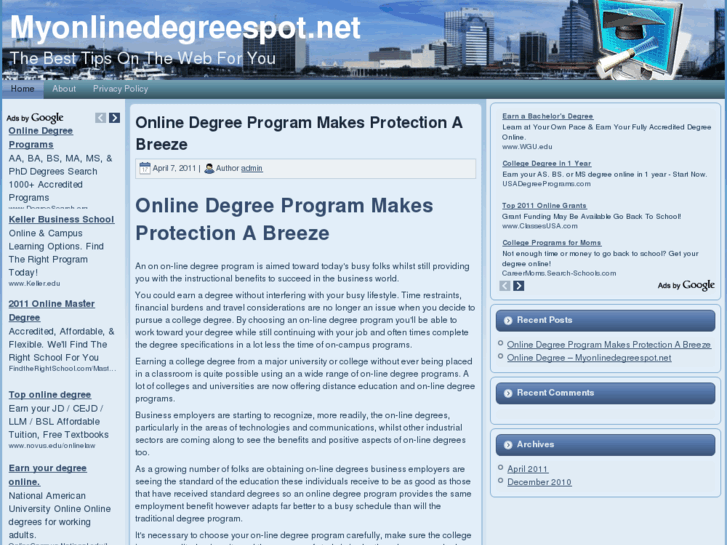 www.myonlinedegreespot.net