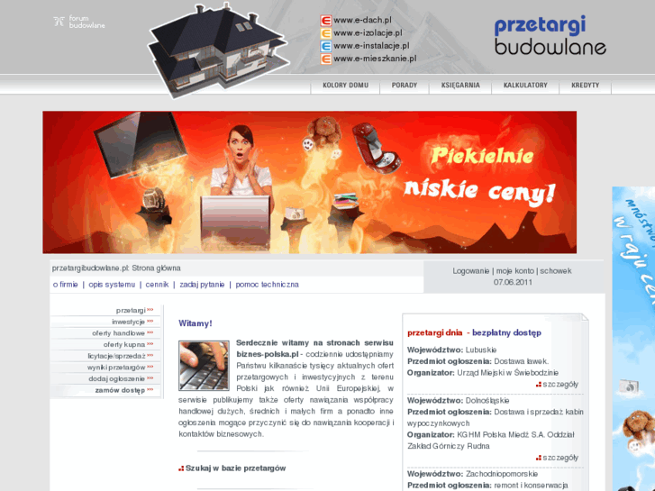 www.przetargibudowlane.pl