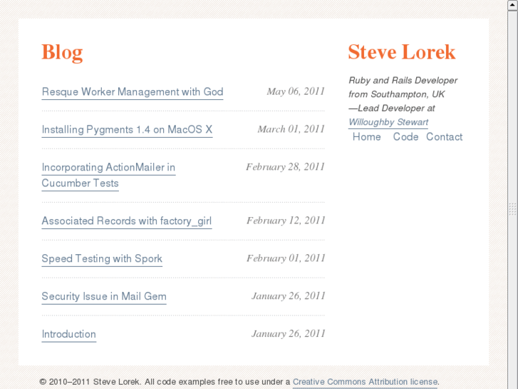 www.stevelorek.com