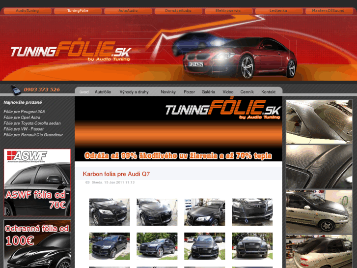 www.tuningfolie.sk