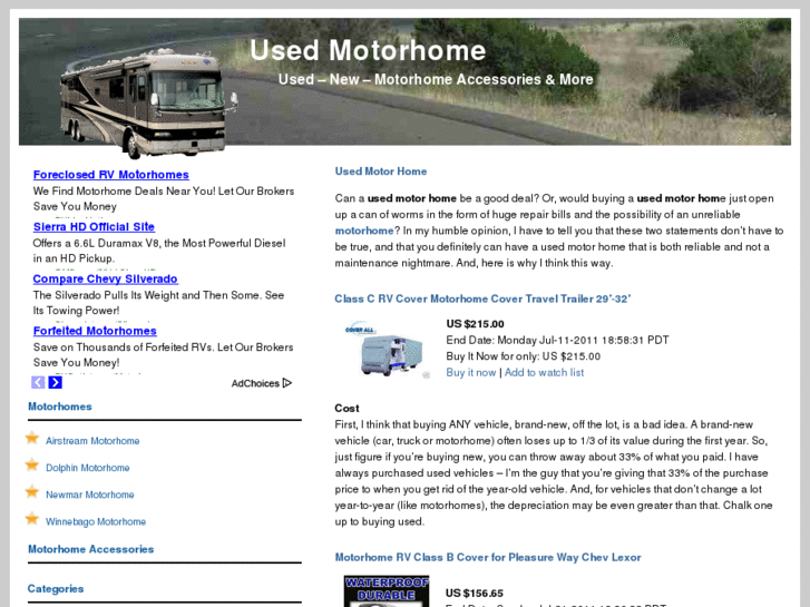 www.usedmotorhome.org