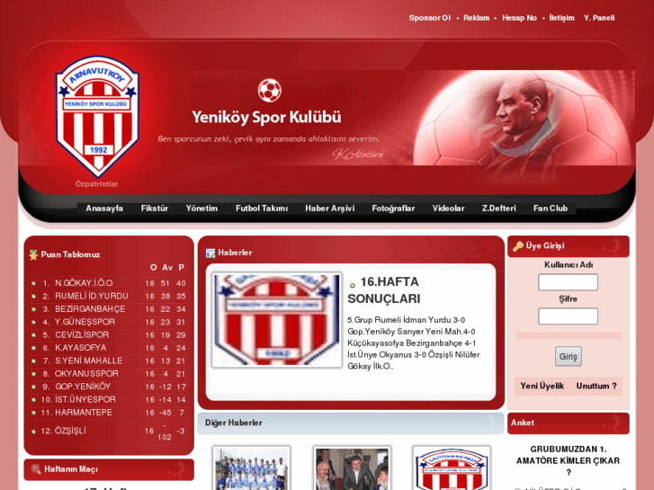 www.yenikoyspor.com