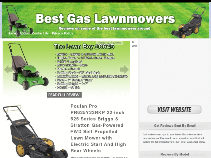 www.bestgaslawnmowers.com