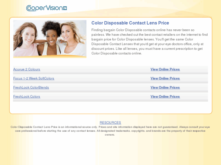 www.colorcontactlensprice.com