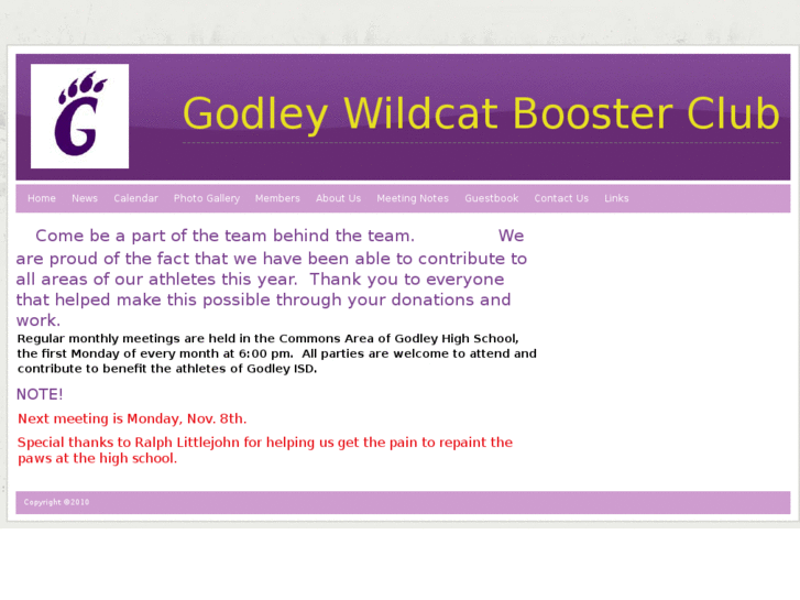 www.godleywildcatboosterclub.com