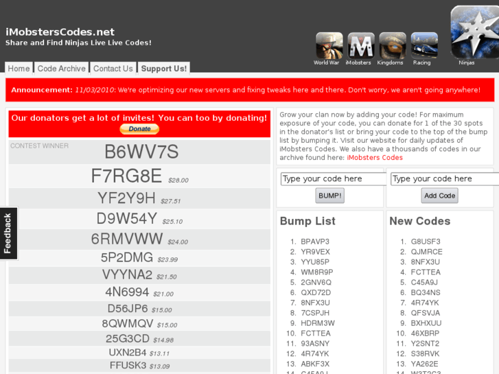 www.imobsterscodes.net