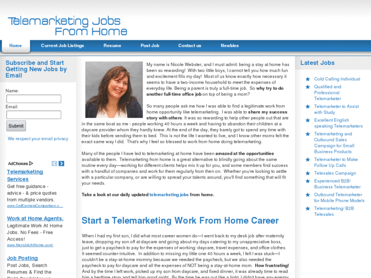 www.telemarketingjobsfromhome.org