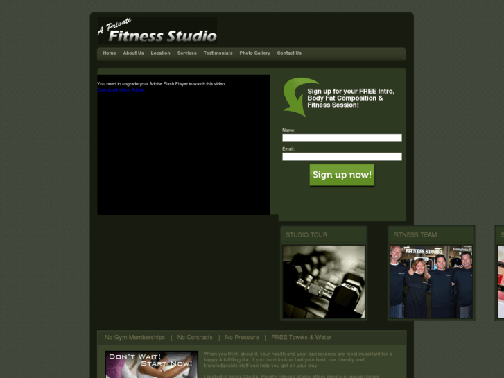 www.aprivatefitnessstudio.com