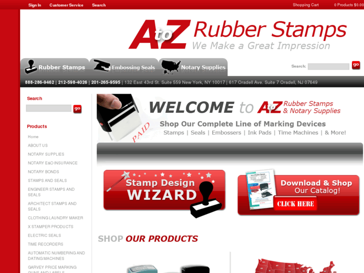 www.atozrubberstamps.com