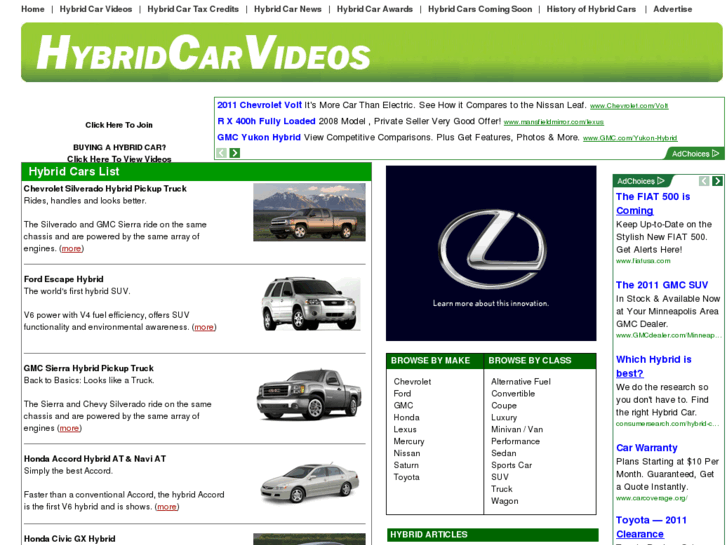 www.hybridcarvideos.com