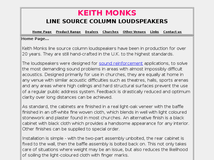 www.keithmonksloudspeakers.co.uk