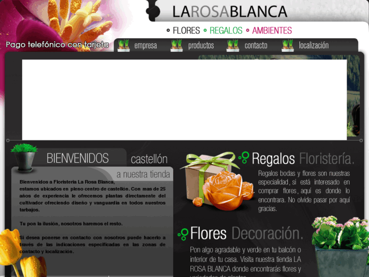 www.larosablancafloristes.com