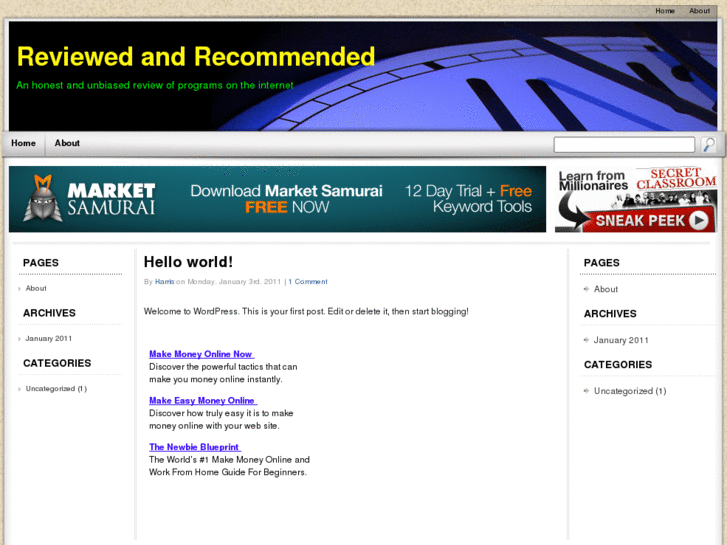 www.reviewedandrecommended.net