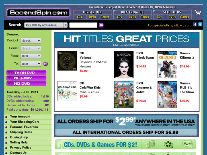 www.secondspins.com