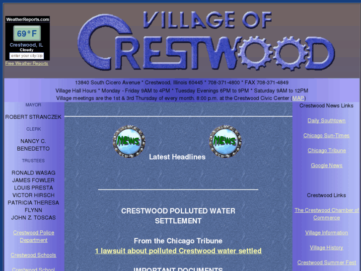 www.villageofcrestwood.com