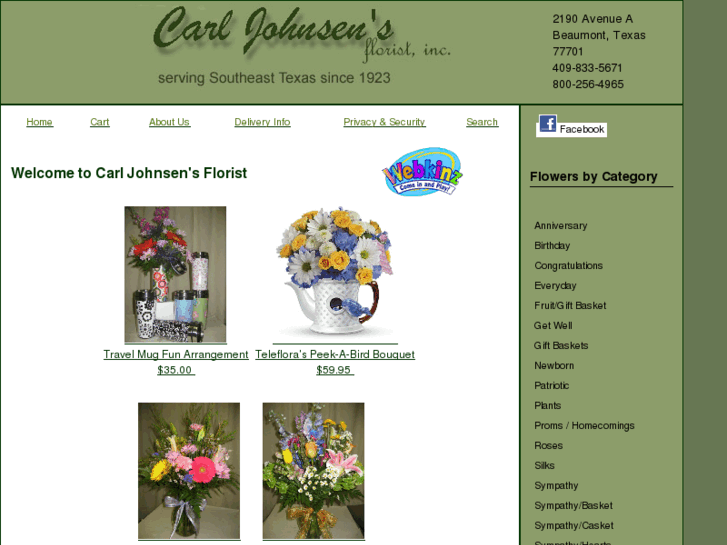 www.carljohnsensflorist.com