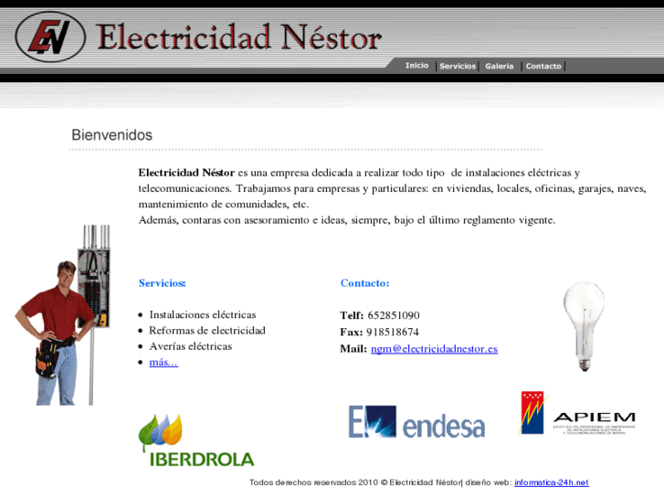 www.electricidadnestor.es