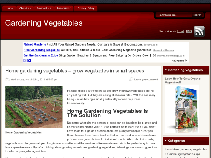 www.gardeningvegetables.net