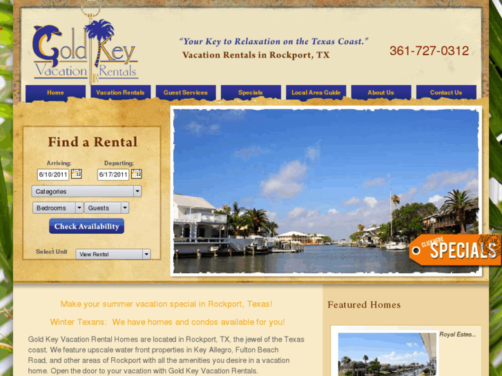 www.goldkeyvacationrentals.com