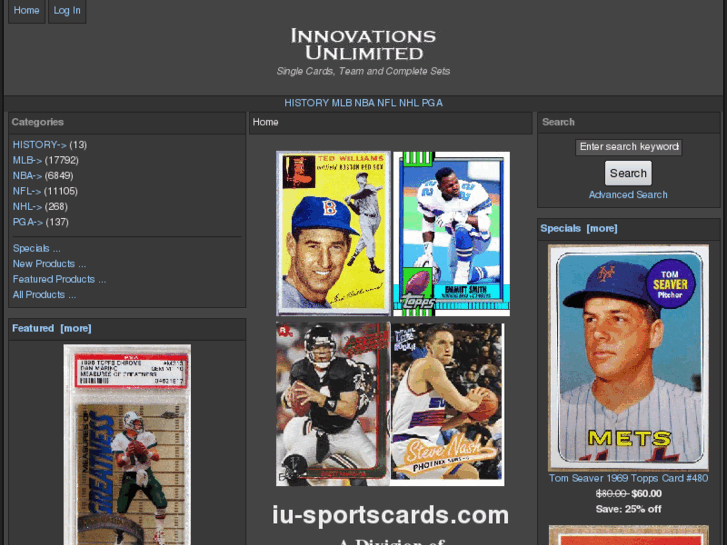 www.iu-sportscards.com