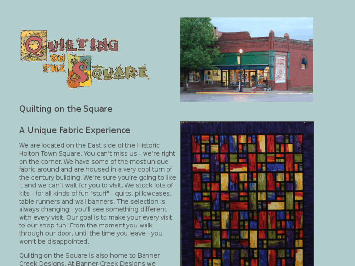 www.quiltingonthesquare.com