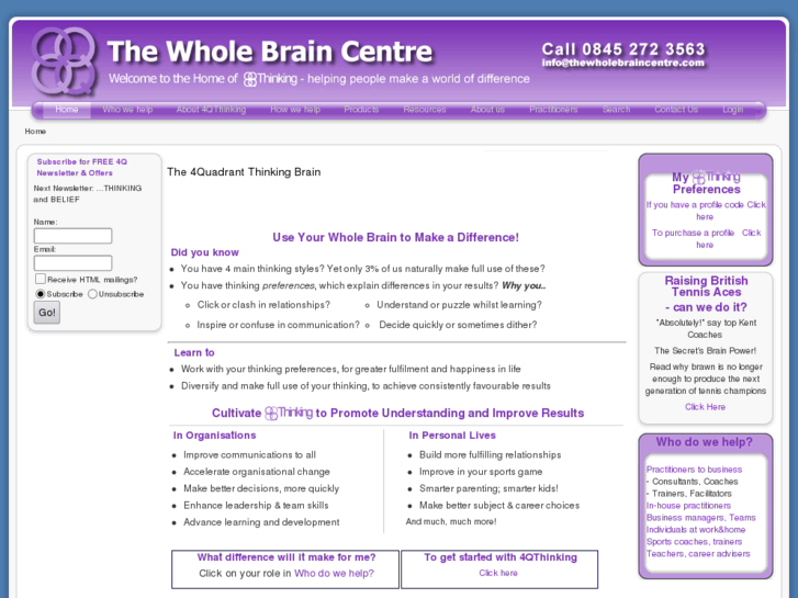 www.thewholebraincentre.com