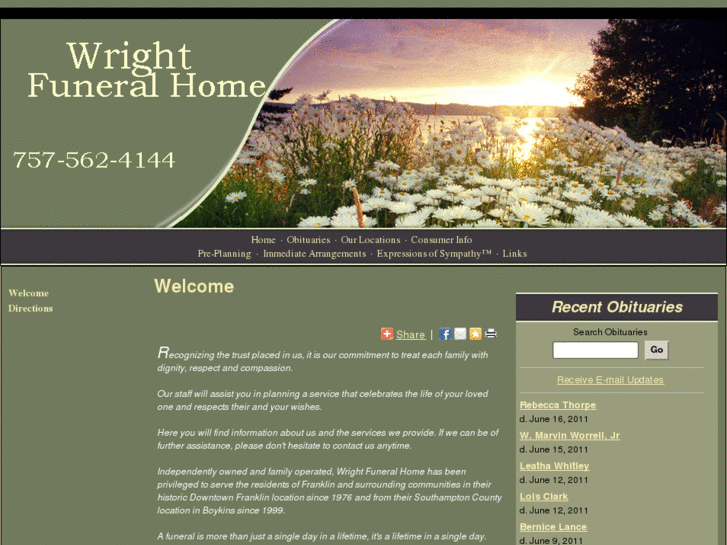 www.wrightfuneralhome.info