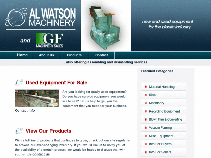 www.alwatsonmachinery.com