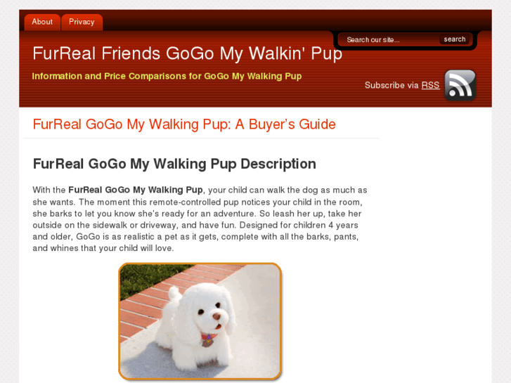 www.furrealgogomywalkingpup.com