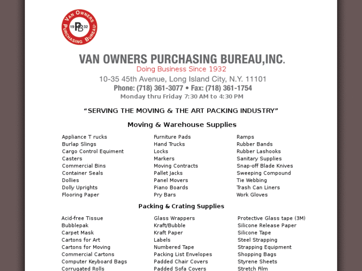 www.vanownerspurchasing.com