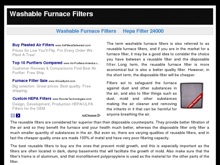 www.washablefurnacefilters.net